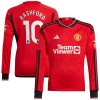 Maglia Manchester United Rashford 10 Prima Divisa 2023-24 ML